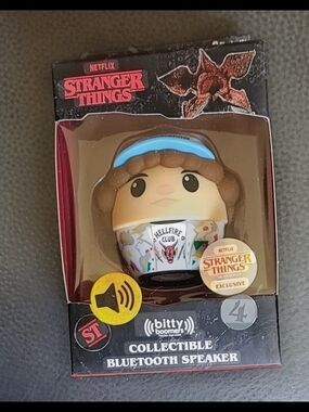 Bitty Boomers Netflix Stranger Things Bluetooth speaker feature DUSTIN